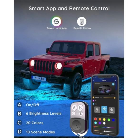 Other | Underglow Car Lights Rgbic Smart Led Lights With 16 Million